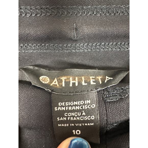 Athleta Apres Quilted Ski Shorts New Size 10 Black - Picture 7 of 9